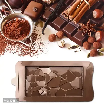 Silicone Crushing Stone Chocolate Mold Mousse Mould Dessert DIY Baking Tray-thumb2