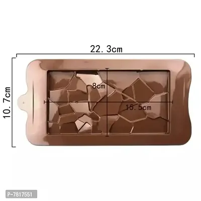 Silicone Crushing Stone Chocolate Mold Mousse Mould Dessert DIY Baking Tray-thumb4