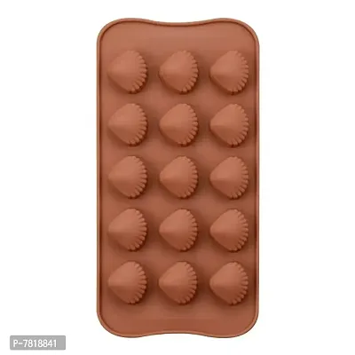 15 Cavity Sea Shell Chocolate Mould, Ice Mould, Chocolate Decorating Mould-thumb0