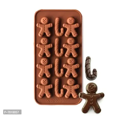 Gingerbread ManSilicone Chocolate Mould-thumb0