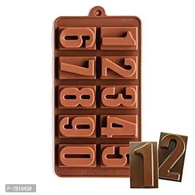 Silicone Number 0-9 Chocolate Cake Decorating Mould