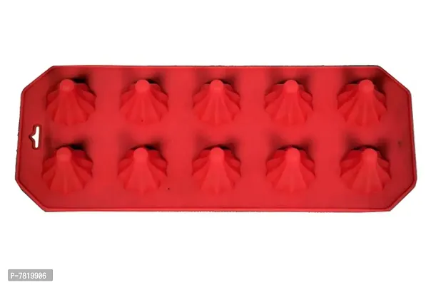 10 Cavity Modak Shape Chocolate Mould for Chocolate Making Pack of 1
