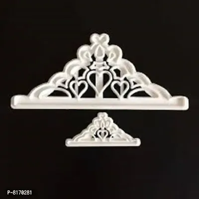 2Pcs/Set Crown Baking Mold Perfect Result Non Stick Fondant Fudge Cake DIY Lace Cutting Die Biscuit Cup Kitchen Decorate Tools-thumb5