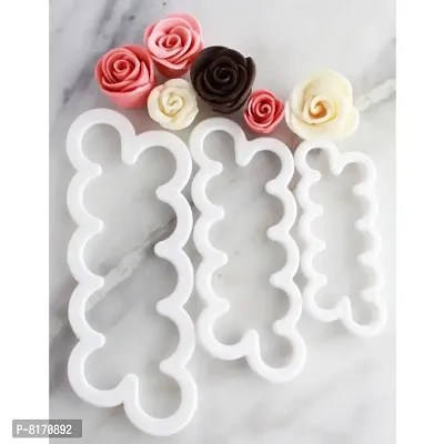 Easiest Rose Ever Cutter for Cake Decorating Set of 3 Cake Decorating-thumb5