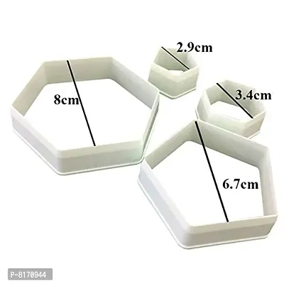 4pcs Plastic Football Shape Cookie Cutter Stamp Sugarcraft Baking Mould Fondant Cake Decorating Tools-thumb3