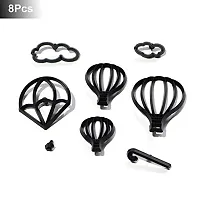 8Pcs/Set Hot Air Balloon Silhouette Cookie Cutter Plastic Fondant Biscuit Cutter Sugarcraft Cake Decorating Tools-thumb3