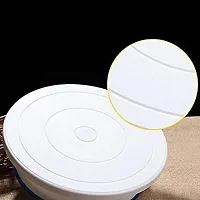 Round Rotating Revolving Cake Turntable Decorating Stand Platform, 28 cm White-thumb4