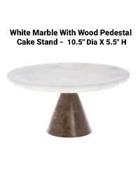 White Marble Cake Stand-thumb1