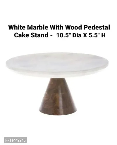 White Marble Cake Stand-thumb2