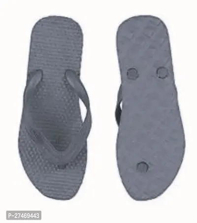 Elegant Rubber Self Design Slippers For Men-thumb0