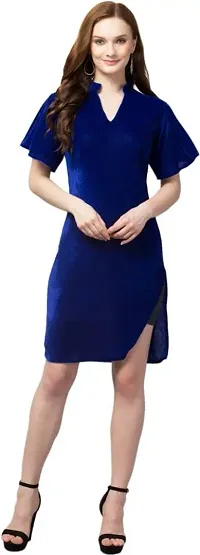 Stylish Velvet Dress For Women