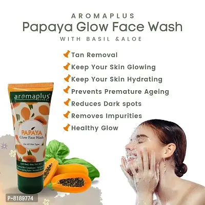 Aromaplus Papaya Glow Face Wash (240 ml)-thumb2