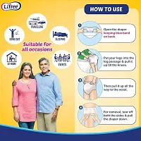 Lifree Extra Absorb Adult Diaper Pants Unisex, Large (L), 10 Pieces-thumb3