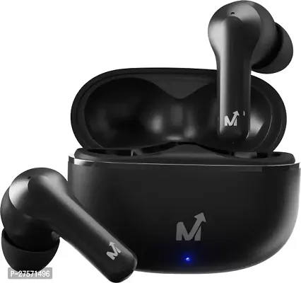 Stylish Black In-ear Bluetooth Wireless Headphones With Microphone