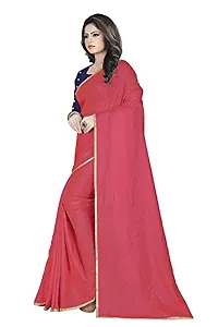 Sardar creation Women's Silk Saree With Unstitched Blouse Pices(Sardar creation102-Gajari)-thumb1