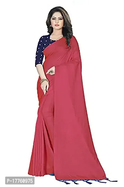 Sardar creation Women's Silk Saree With Unstitched Blouse Pices(Sardar creation103-Gajari)