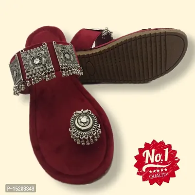 Banjara Flat Maroon-thumb3