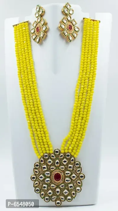 Kundan Necklace with Earrings