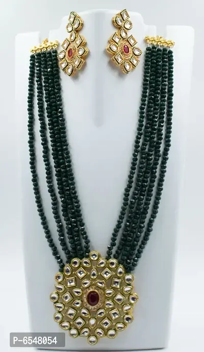 Kundan Necklace with Earrings