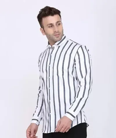 Reliable Striped Long Sleeves Casual Shirts For Men