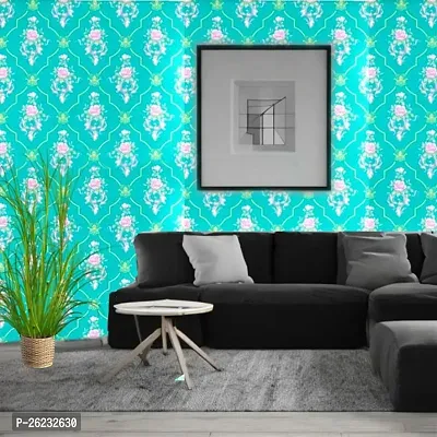 Designer Vinyl Self Adhesive Waterproof Wallpapers-thumb0