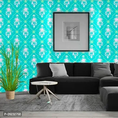 Designer Vinyl Self Adhesive Waterproof Wallpapers-thumb0