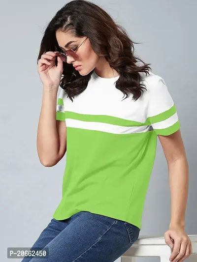 Elegant Green Cotton Blend  Top For Women-thumb0