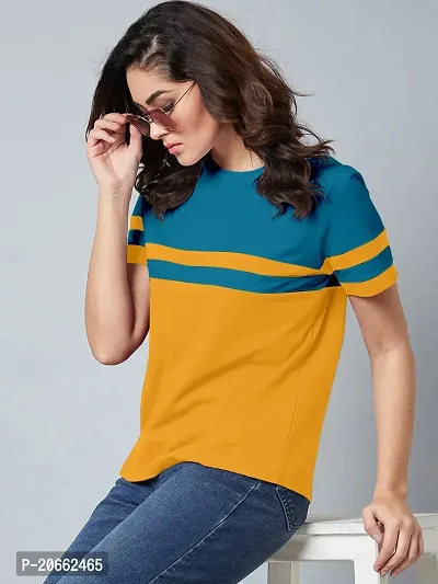 Elegant Yellow Cotton Blend  Top For Women-thumb0