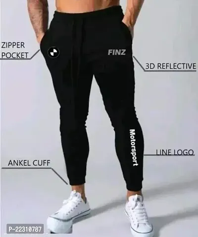 Boys Dry Fit Polyester Lycra Running Sportswear Gym Trackpant For Men-thumb0