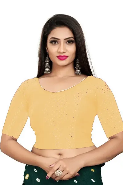 Best Selling Polyester Spandex Stitched Blouses 