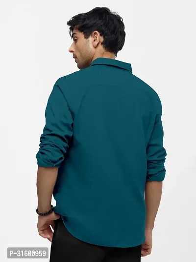 cotton shirt Teal-thumb2