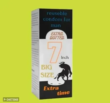 7 inch Extra Dotted Condom for Men