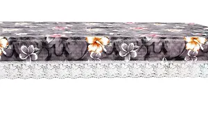 Dasvilla PVC 4 Seater Dining Table Cover Rectangle Dinning Table Cover (4 Seater ( 45 X 70 inches ), Floral Pattern)-thumb4