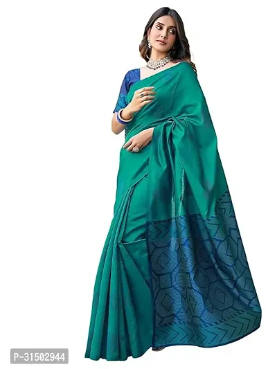 Beautiful Cotton Saree With Blouse Piece For Women