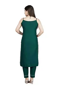 Classic Rayon Solid Kurtis For Womens-thumb1