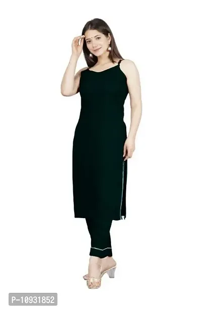 Classic Rayon Solid Kurtis For Womens-thumb3