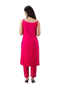 Classic Rayon Solid Kurtis For Womens-thumb1