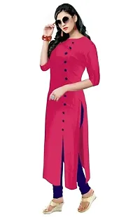 Classic Rayon Solid Kurtis For Womens-thumb3