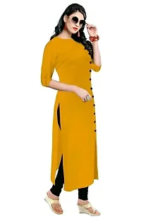 Classic Rayon Solid Kurtis For Womens-thumb1