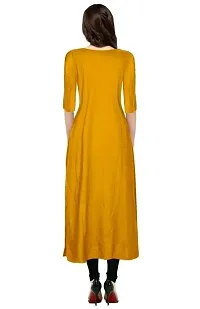 Classic Rayon Solid Kurtis For Womens-thumb3