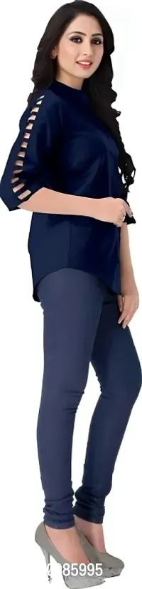 MagicBird Trendy Strip Sleeve Shirt (N.BLUE)-thumb3
