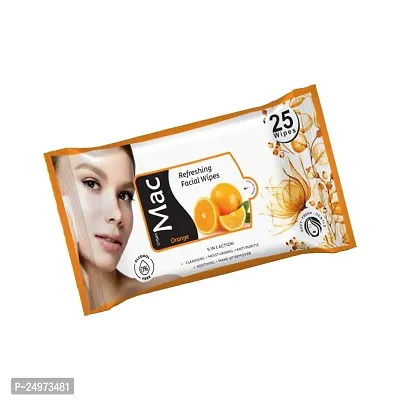 VELORA Facial Wipes Orange and Rose Flavor (25wipes) Pack of 2