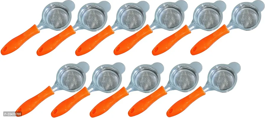 Plastic Handle best quality kitchen Tea Strainer Pack of 11