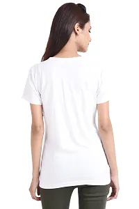 Neo Garments Women Cotton Round Neck Half Sleeve T-Shirt Umbrella CAT. (Size: Small to 3XL).-thumb1