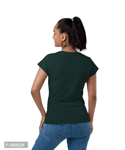 Neo Garments Womenrsquo;s Cotton Round Neck Combo T-Shirt | Dear Math Please Grow UP and Solve Your OWN Problem. (Green)  Listen to Your Heart (Grey) | Pack of 2PCS | Size Small to 3XL |-thumb3