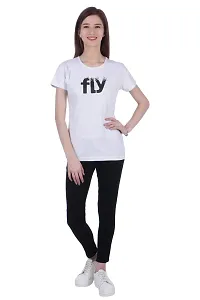 Neo Garments Women?s Cotton Round Neck Combo T-Shirt | Fly (ACROO MILANCHE)  Chasing Dream (Grey) | Pack of 2PCS. | Size Small to 3XL |-thumb3