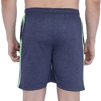 Menrsquo;s Cotton Long Shorts for All Fitness Activities. (BLUE-GREEN).-thumb2
