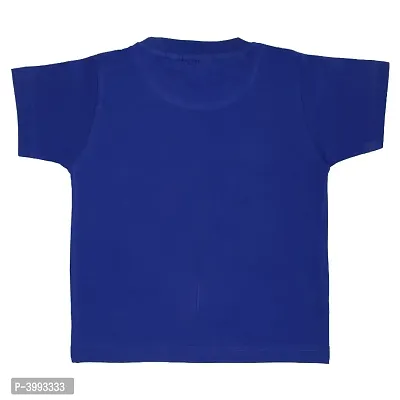 Kid's Boys  Girls Round Neck Cotton T-shirt | TWINKLE TWINKLE LITTLE STAR | (ROYAL BLUE)| Sizes- S-23-thumb2