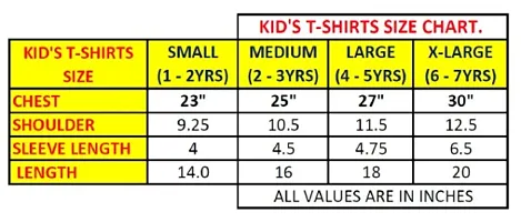 Kid's Boys  Girls Round Neck Cotton T-shirt | TWINKLE TWINKLE LITTLE STAR | (ROYAL BLUE)| Sizes- S-23-thumb3