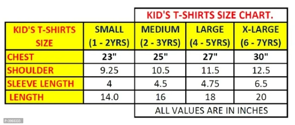 Kid's Boys  Girls Round Neck Cotton T-shirt | TWINKLE TWINKLE LITTLE STAR | (ROYAL BLUE)| Sizes- S-23-thumb4